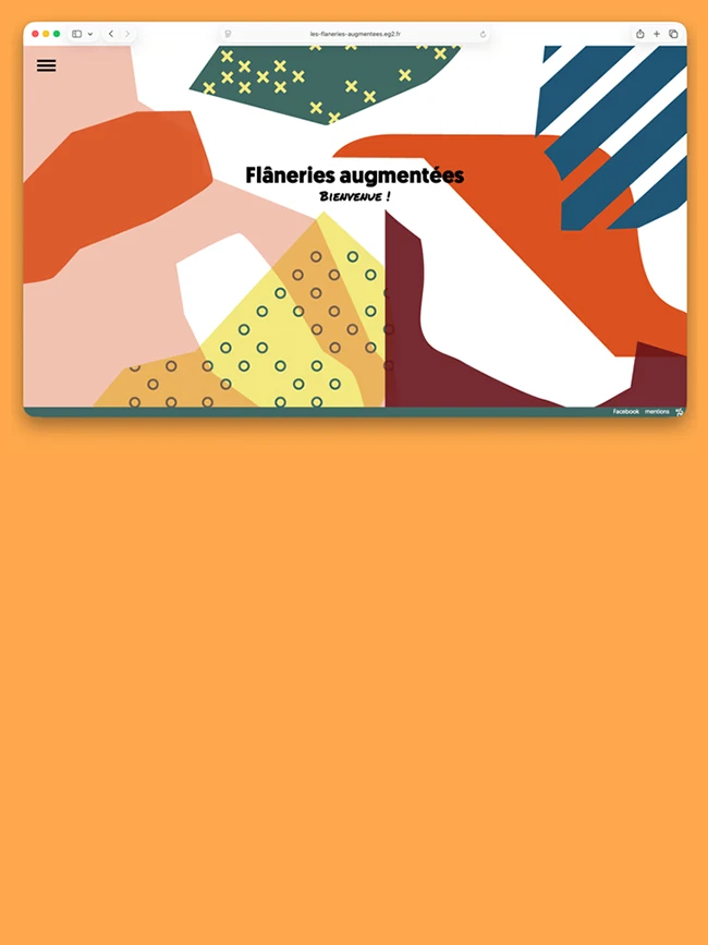 Site Internet pour les Flâneries augmentées